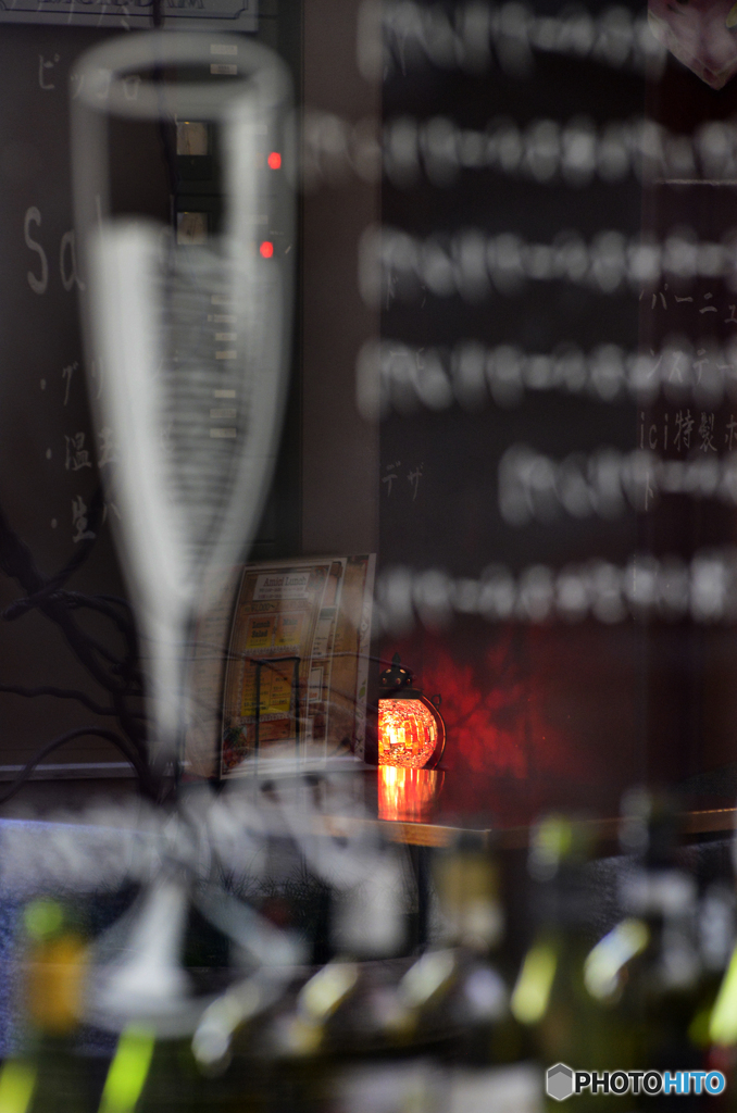 二人を照らす灯り