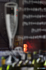 二人を照らす灯り