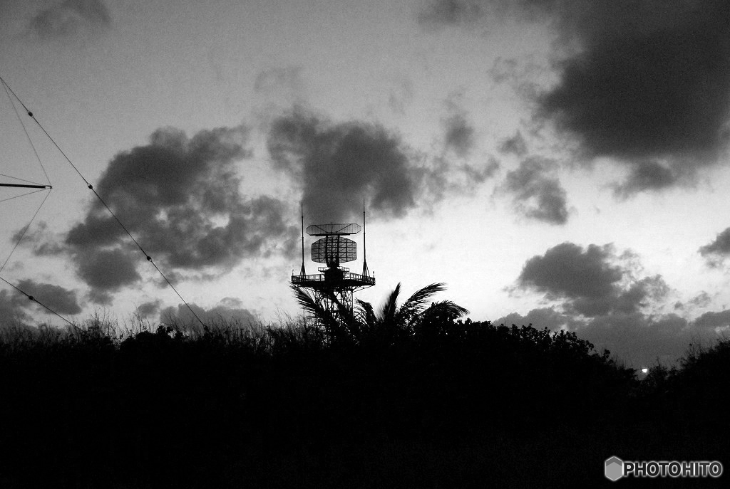 夕景のレーダー