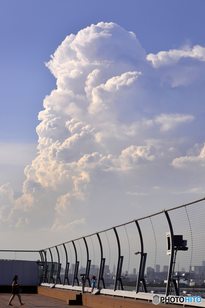 夏の日の雲---④