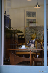 コーヒーするテディベアのいる店