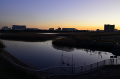 定点観測的夕景---③