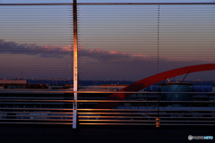 冬・空港・夕景----②