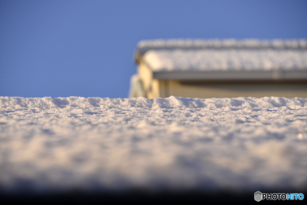 雪降った次の日の朝----①