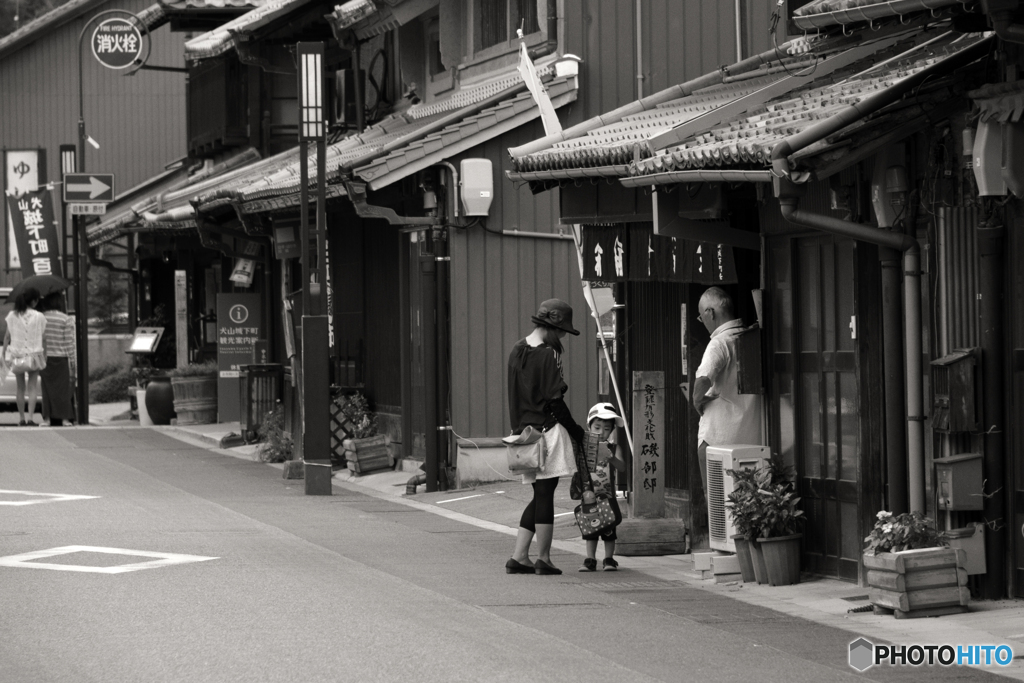 城下町の情景