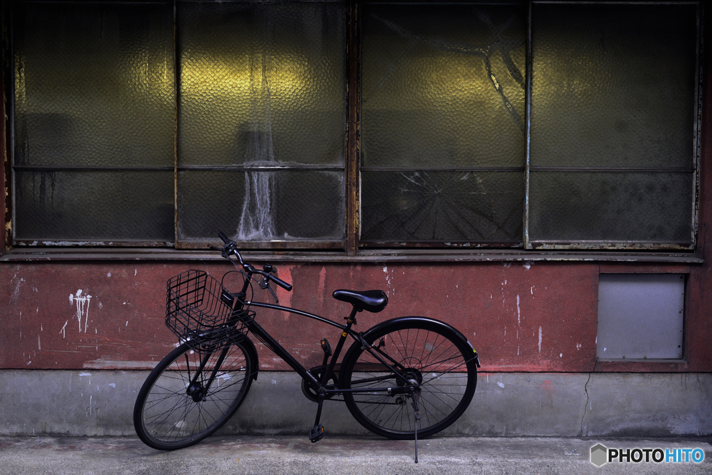自転車も疲れてる・・・