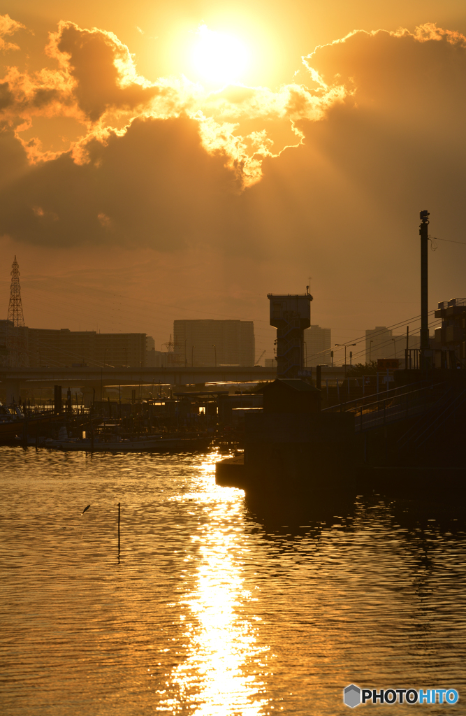 夕焼け散歩---③
