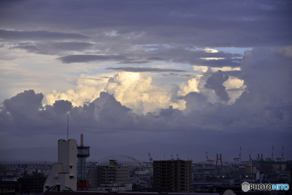 大阪の雲