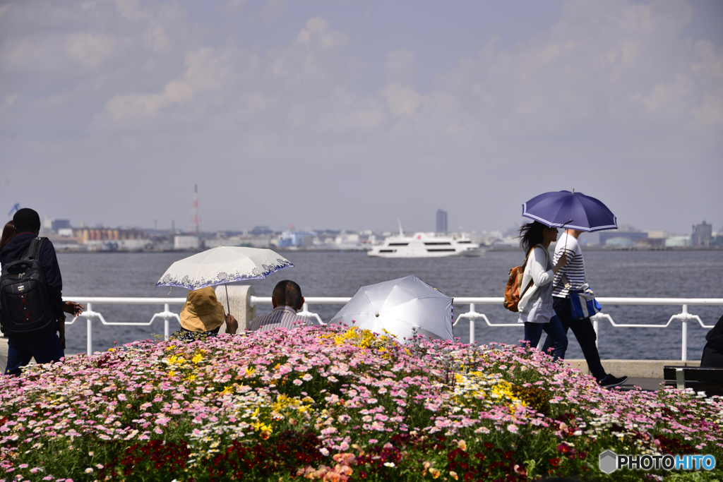 山下公園の休日