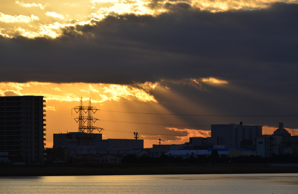 ある日の夕景　16：07