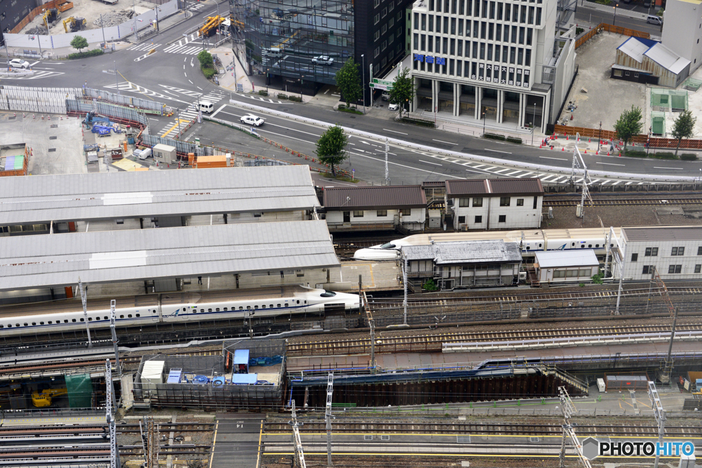 名古屋駅上空より