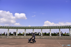 港の見える丘公園の休日
