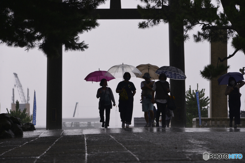 新しい参拝者