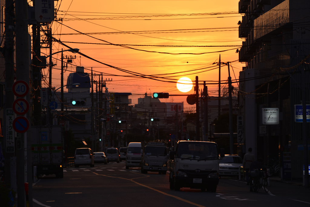 お家に帰る時間