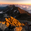 Abendrot Hotaka Mountain Range