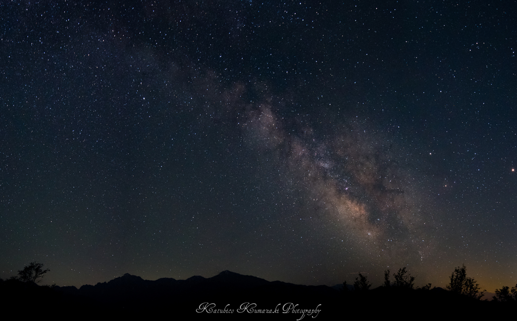 MilkyWay above Mt. Tsurugi-dake