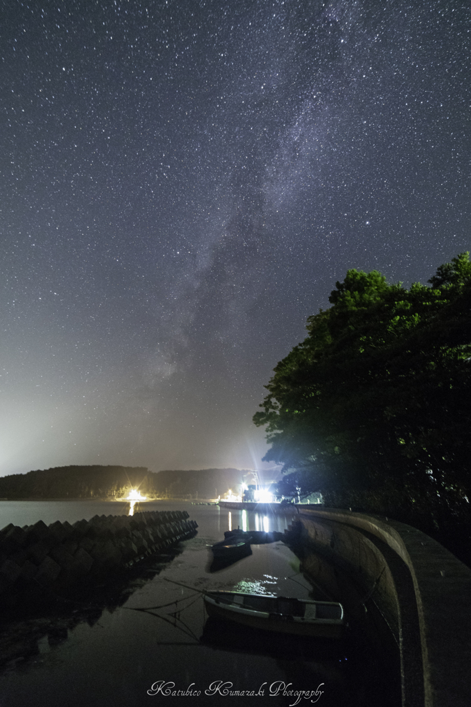 穴水の夜