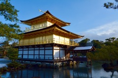 雪化粧落ち金閣寺２