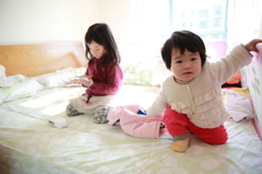 姐妹俩^_^