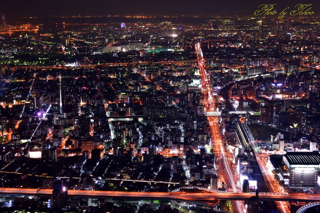 大阪の夜