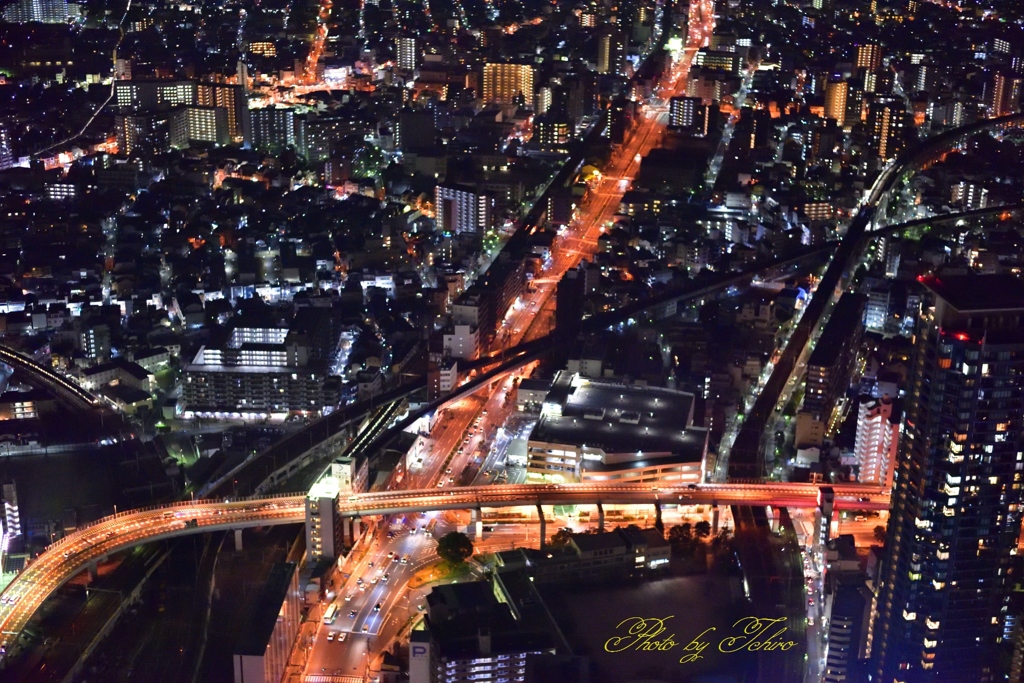 夜の大阪環状線