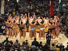 幕内力士土俵入り
