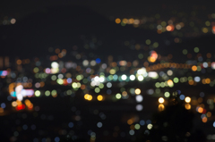 夜景の玉ボケ