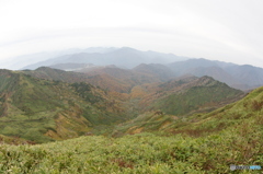 紅葉と山脈②