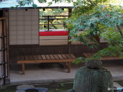 茶室を望む