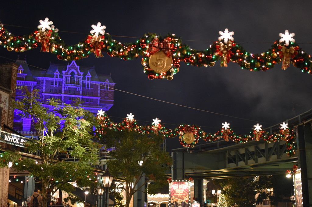 ディズニーシーのクリスマス