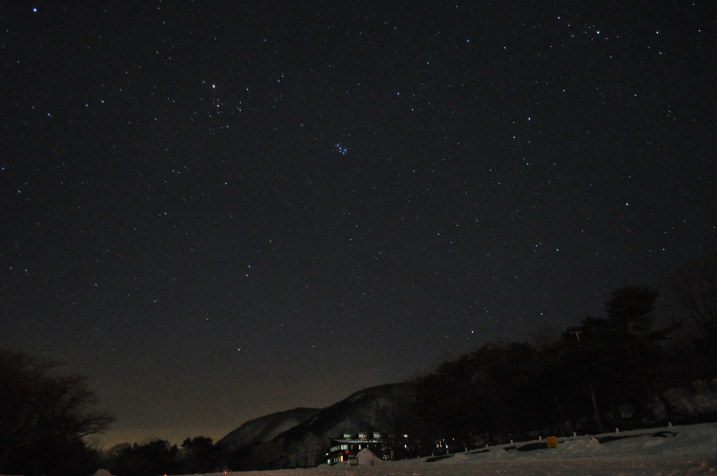 泉ヶ岳の星空