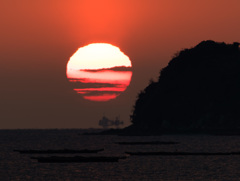 春近し朝日