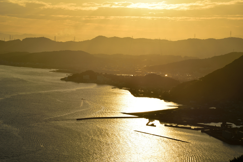 瀬戸の夕日