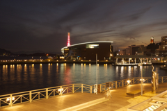 唐戸市場からの夜景