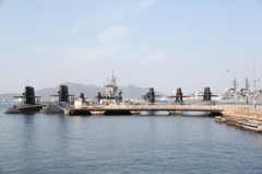 呉市海上自衛隊　潜水艦桟橋
