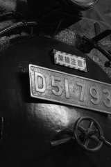 長浜鉄道スクエア　D51形793号 蒸気機関車　ナンバープレート