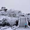 雪の福知山城２
