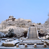 雪の福知山城