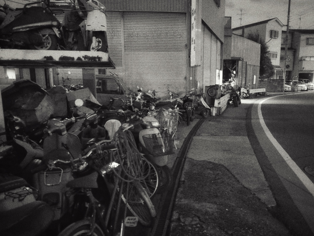 two-wheeler graveyard