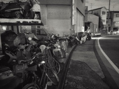 two-wheeler graveyard