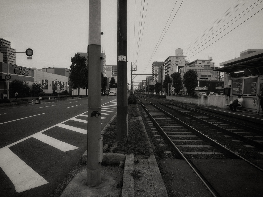 osaka steet snap ~thin thin train~