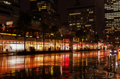 雨の銀座