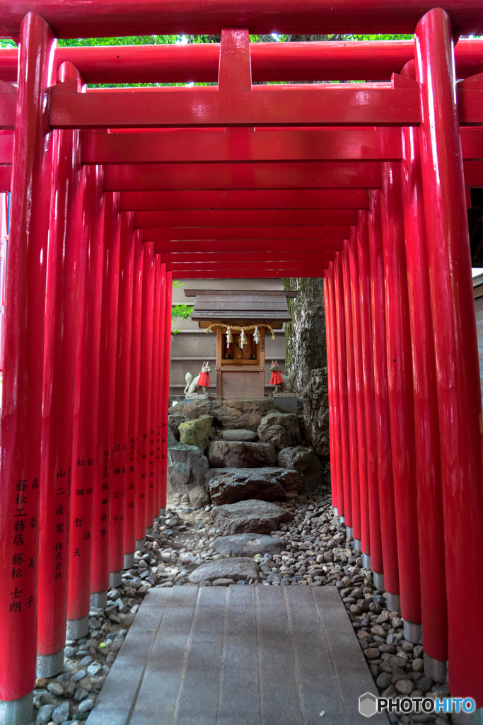 赤いトンネル