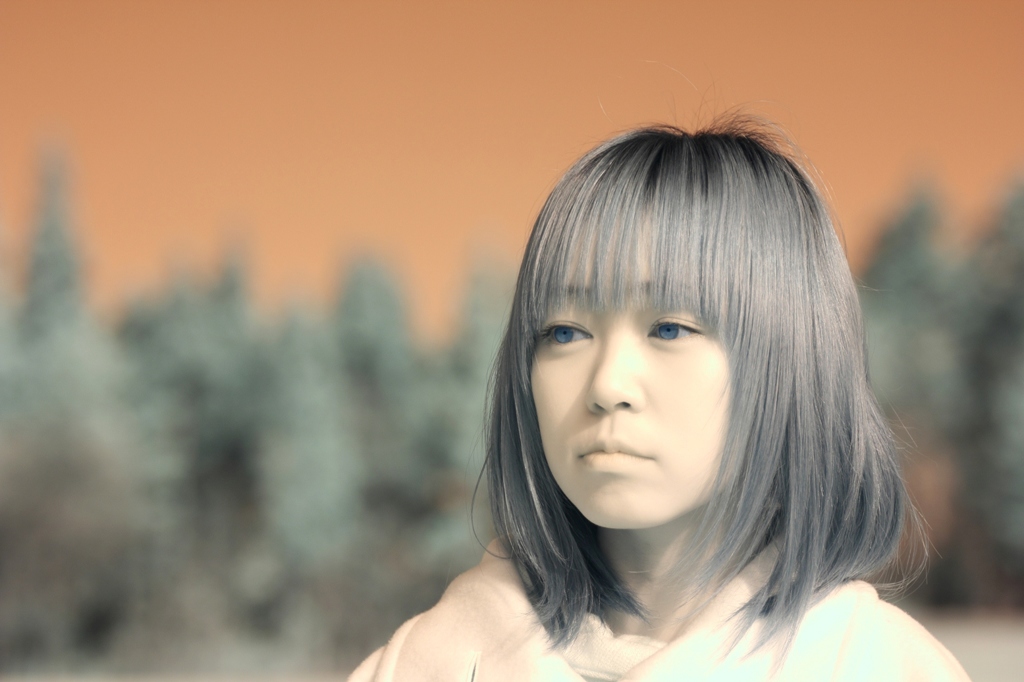 infrared girl 14