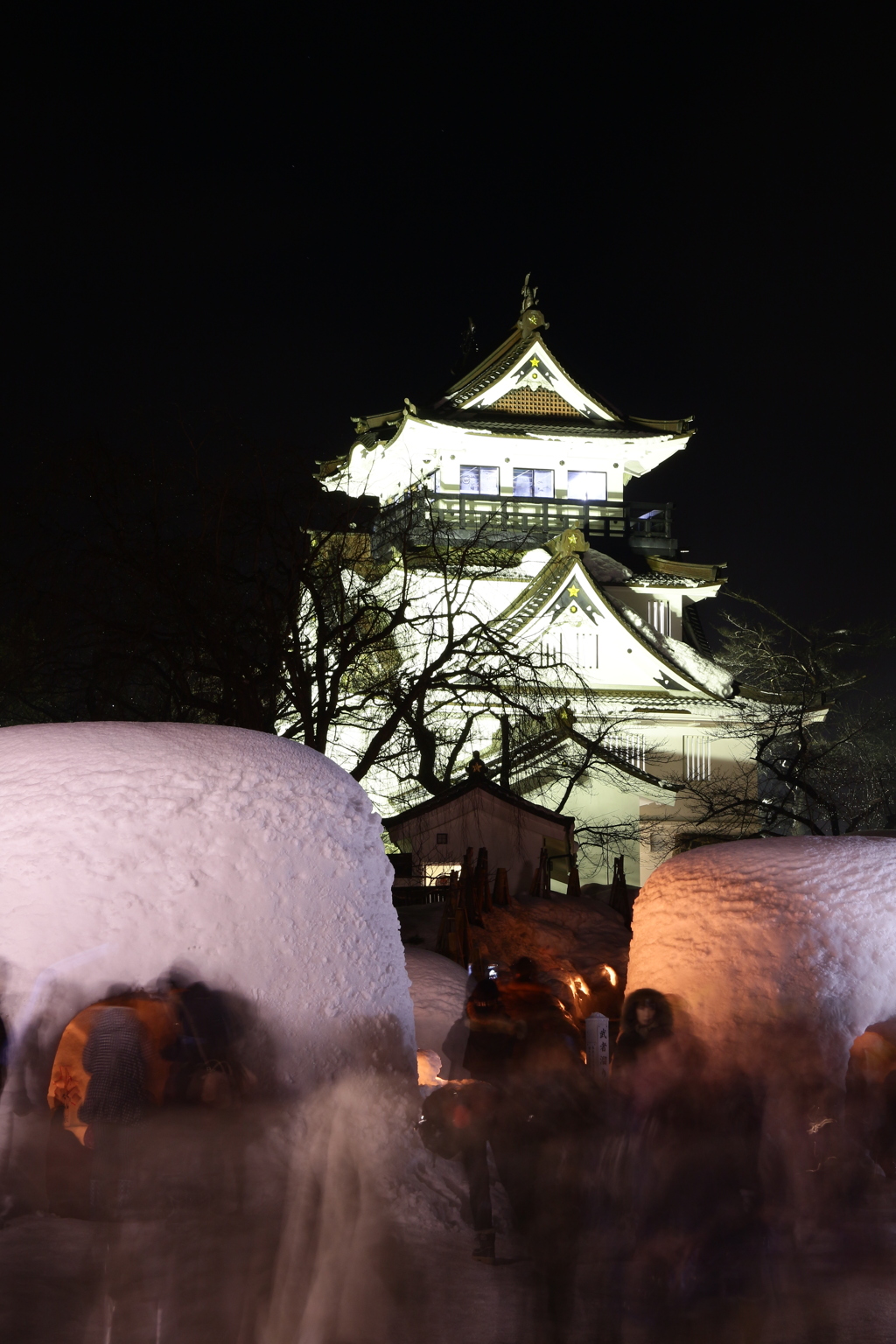 横手のかまくら(横手城にて)