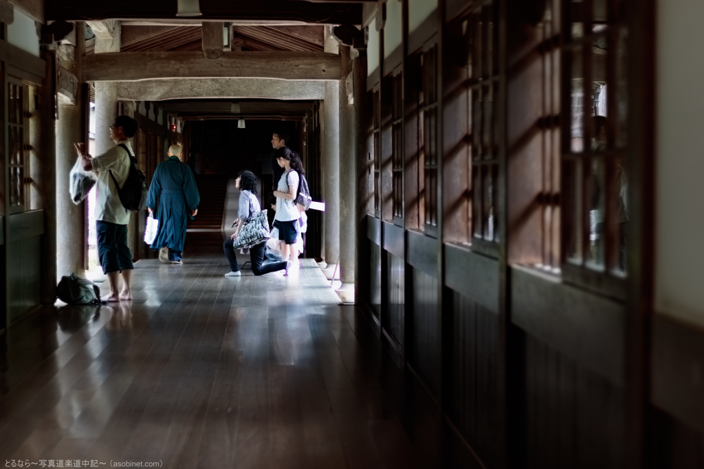 永平寺にて