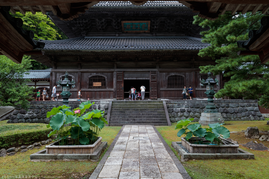 永平寺にて