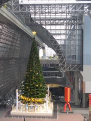 京都駅ビルのクリスマスツリー[2014年ver]