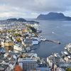 Ålesund　オーレスンの街並