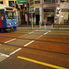 路面電車の通る街